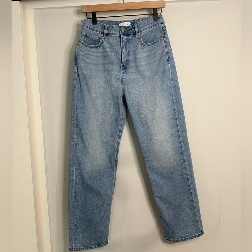 Loft Straight Jeans size 27